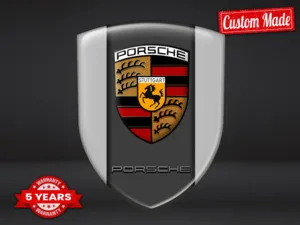 Porsche Windschutzaufkleber Auto Racing Minimal Stern